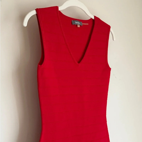 Neiman Marcus Red Sleeveless Dress - Size S - Picture 8 of 10